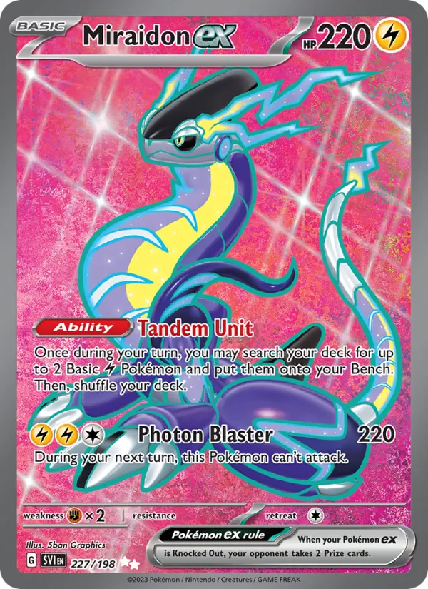 Miraidon ex - Scarlet & Violet Pokemon Card