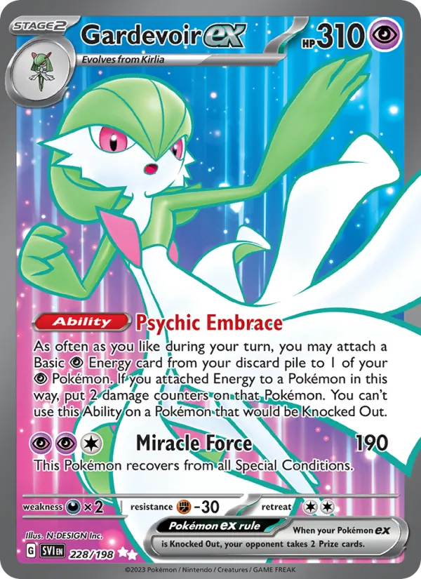 Gardevoir ex - Scarlet & Violet Pokemon Card