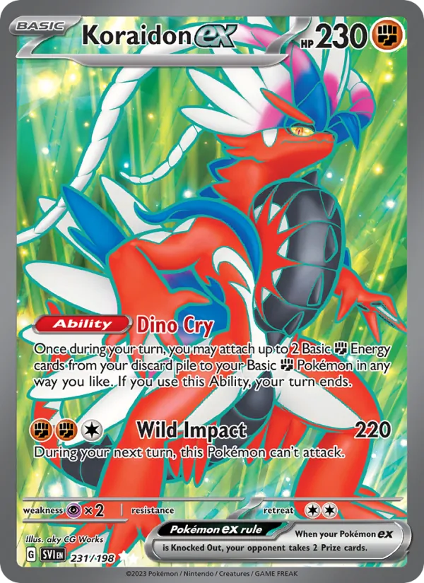 Koraidon ex - Scarlet & Violet Pokemon Card