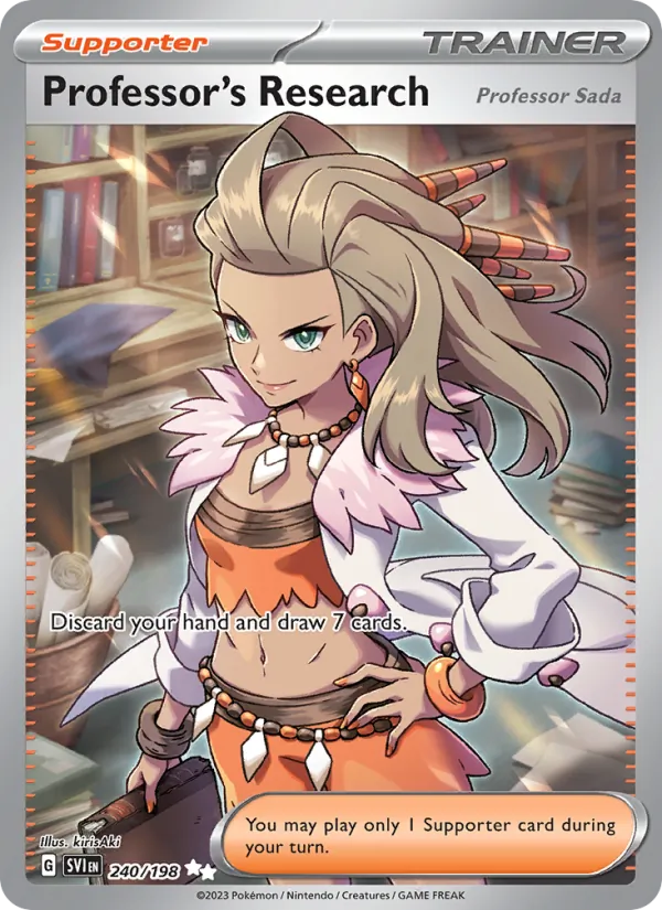 Professor's Research - Scarlet & Violet Pokemon Card