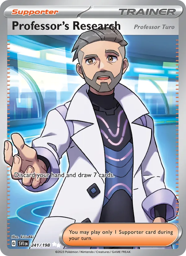 Professor's Research - Scarlet & Violet Pokemon Card
