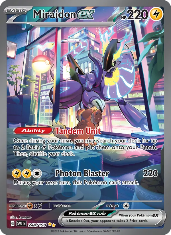 Miraidon ex - Scarlet & Violet Pokemon Card