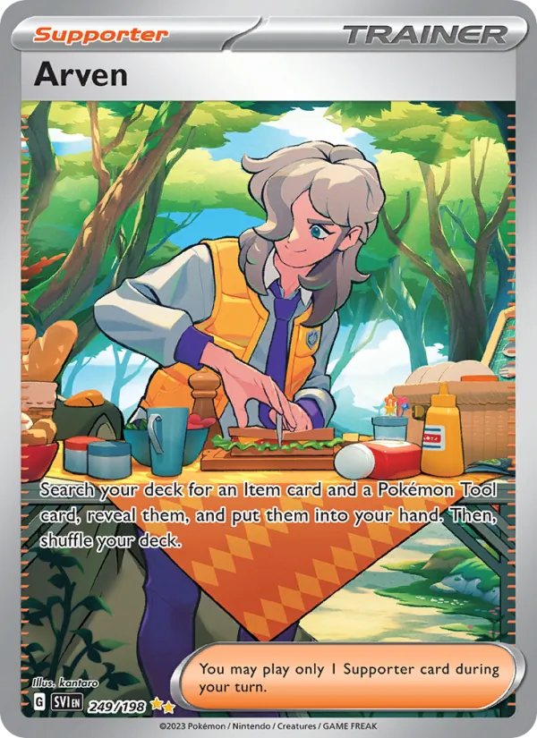 Arven - Scarlet & Violet Pokemon Card