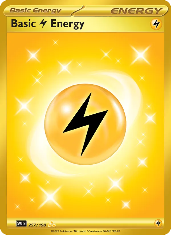Basic Lightning Energy - Scarlet & Violet Pokemon Card