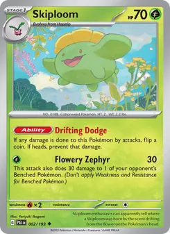 Skiploom - Paldea Evolved