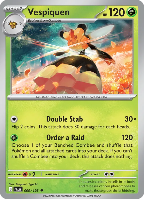 Vespiquen - Paldea Evolved Pokemon Card