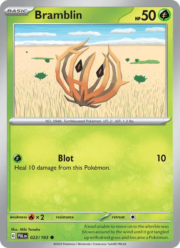 Bramblin - Paldea Evolved Pokemon Card