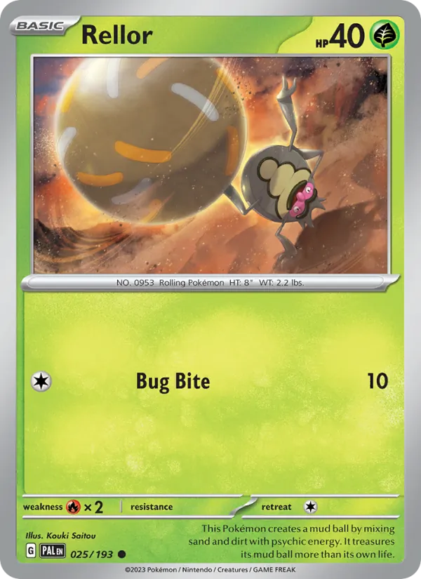 Rellor - Paldea Evolved Pokemon Card