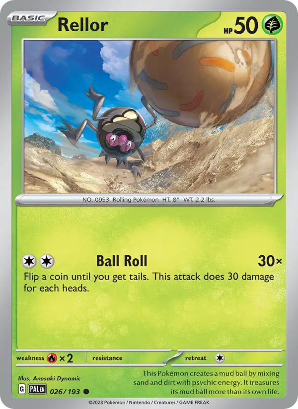 Rellor - Paldea Evolved Pokemon Card