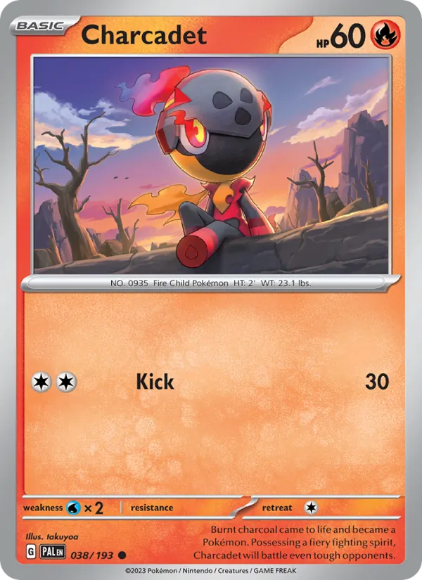 Charcadet - Paldea Evolved Pokemon Card