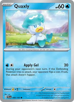 Quaxly - Paldea Evolved
