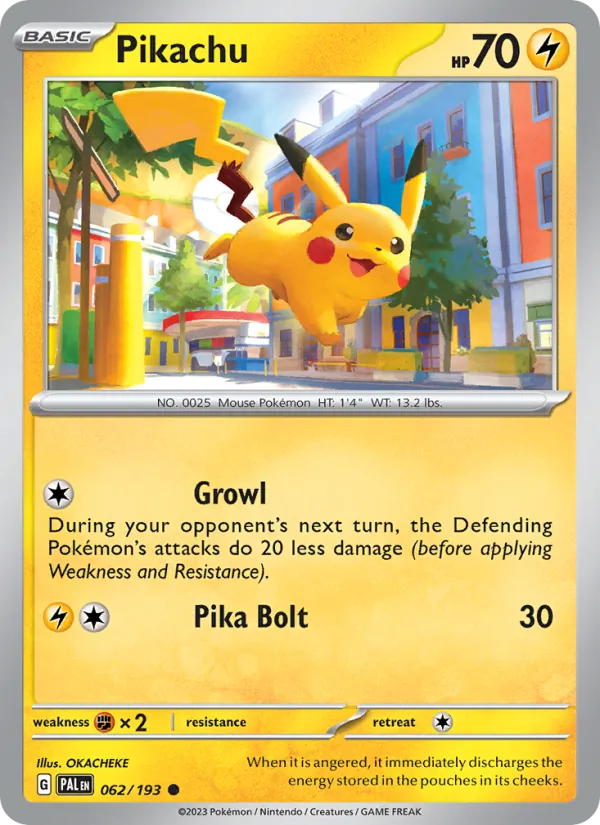 Pikachu - Paldea Evolved Pokemon Card