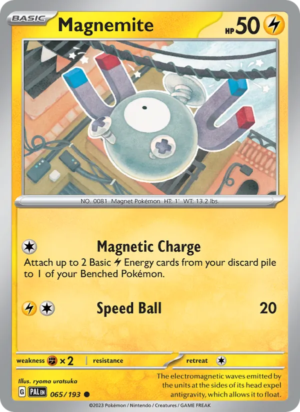 Magnemite - Paldea Evolved Pokemon Card