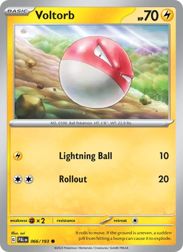 Voltorb - Paldea Evolved Pokemon Card