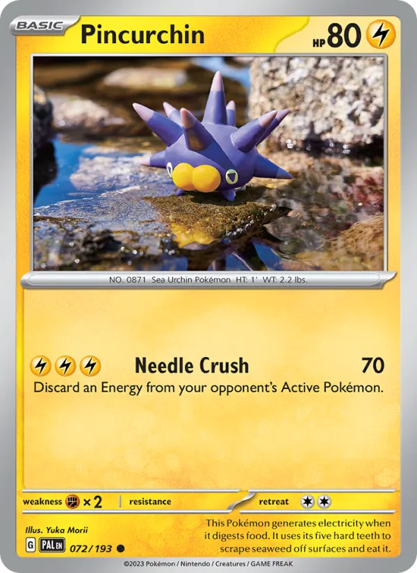 Pincurchin - Paldea Evolved Pokemon Card