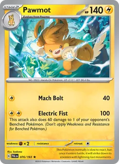 Pawmot - Paldea Evolved