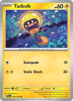 Tadbulb - Paldea Evolved