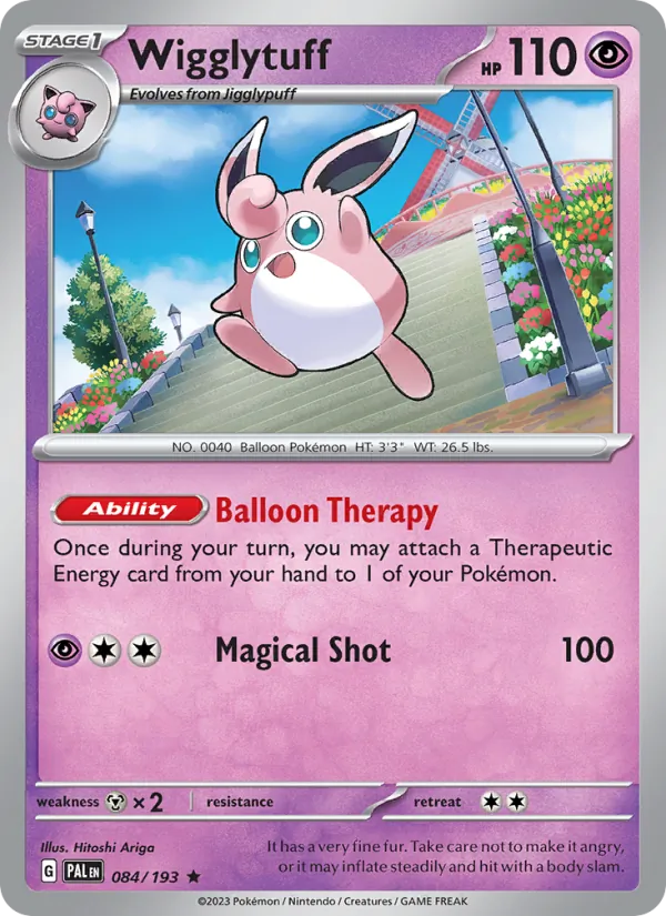 Wigglytuff - Paldea Evolved Pokemon Card