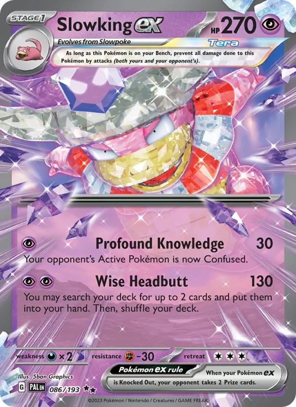 Slowking ex - Paldea Evolved Pokemon Card