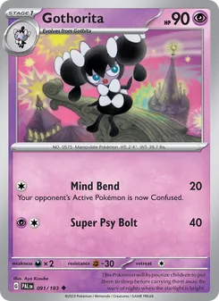 Gothorita - Paldea Evolved