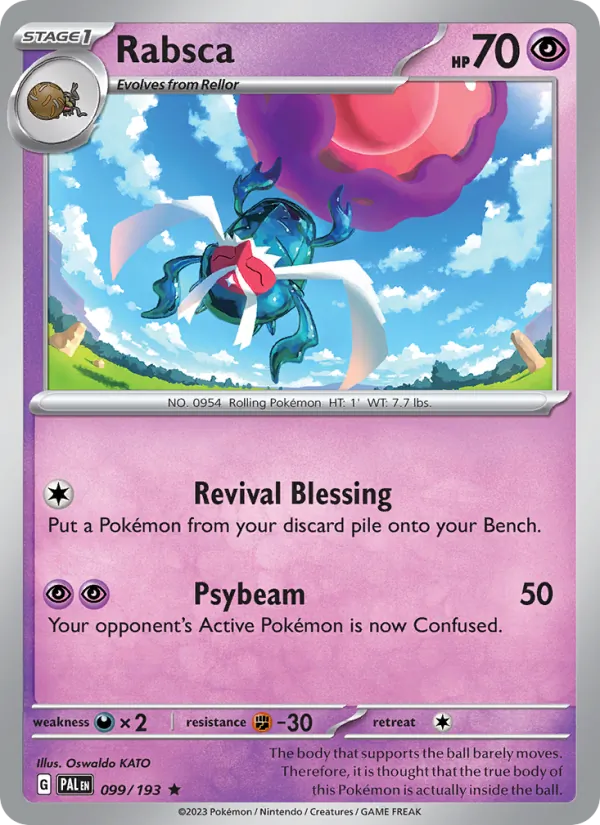 Rabsca - Paldea Evolved Pokemon Card