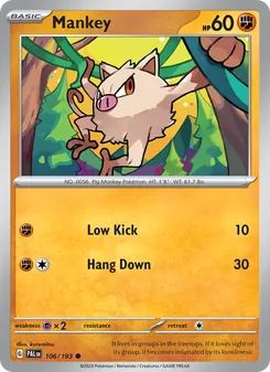 Mankey - Paldea Evolved