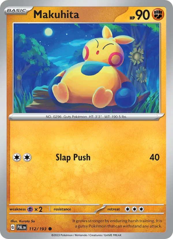 Makuhita - Paldea Evolved Pokemon Card