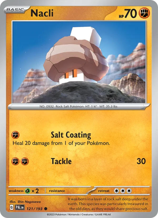 Nacli - Paldea Evolved Pokemon Card