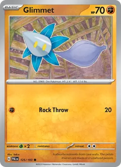 Glimmet - Paldea Evolved