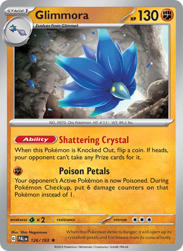 Glimmora - Paldea Evolved Pokemon Card