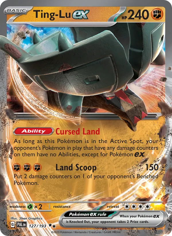 Ting-Lu ex - Paldea Evolved Pokemon Card