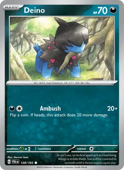 Deino - Paldea Evolved