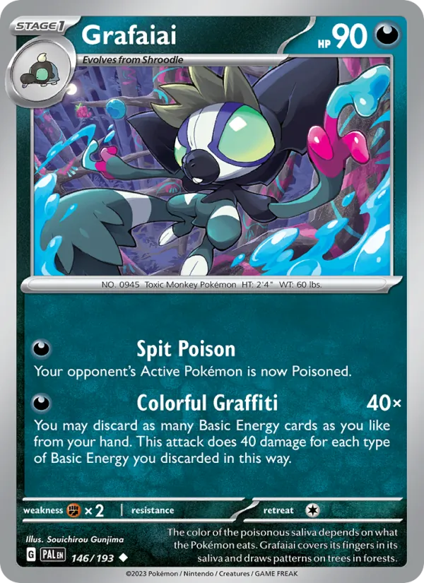 Grafaiai - Paldea Evolved Pokemon Card