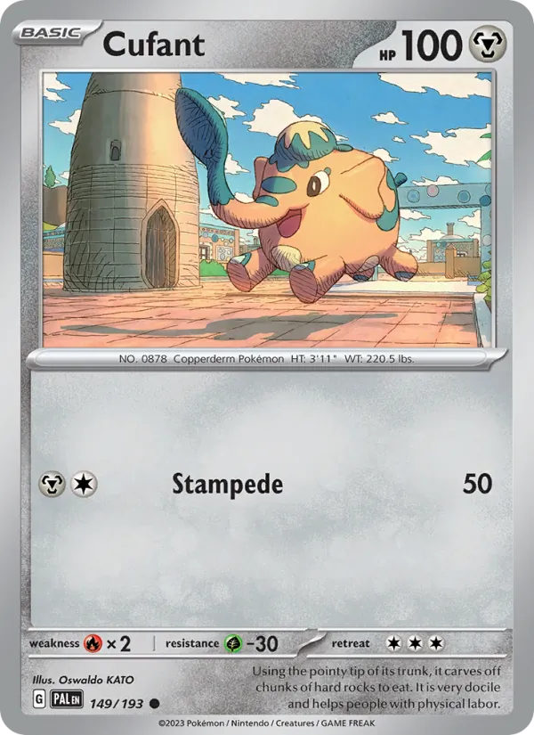 Cufant - Paldea Evolved Pokemon Card