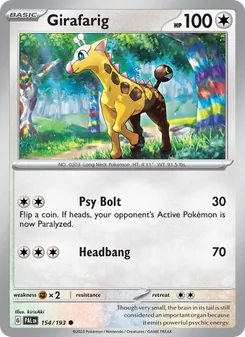 Girafarig - Paldea Evolved