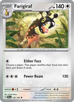 Farigiraf - Paldea Evolved