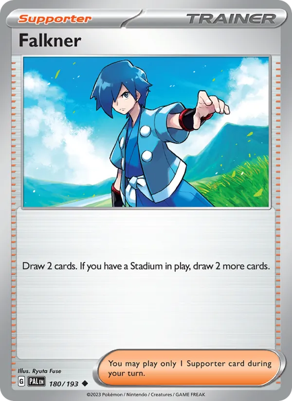 Falkner - Paldea Evolved Pokemon Card