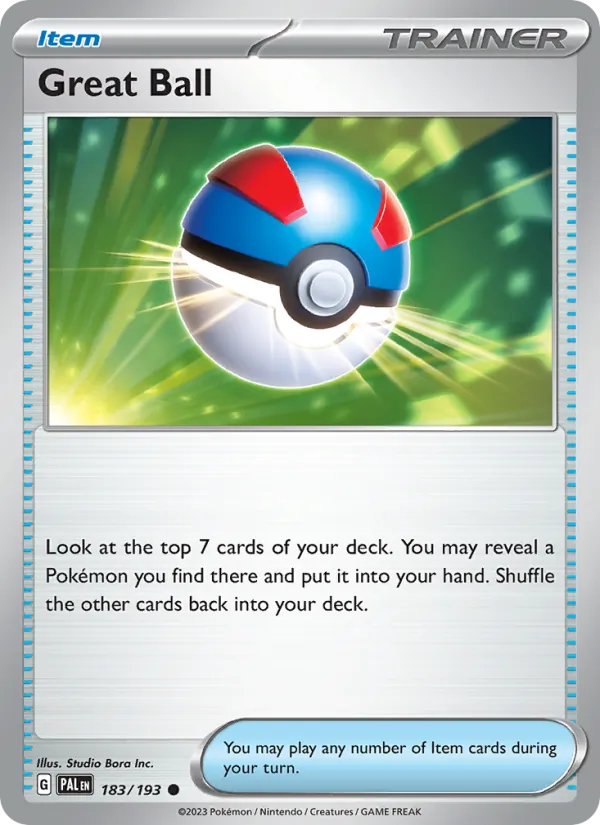 Great Ball - Paldea Evolved Pokemon Card