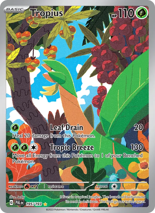 Tropius - Paldea Evolved Pokemon Card