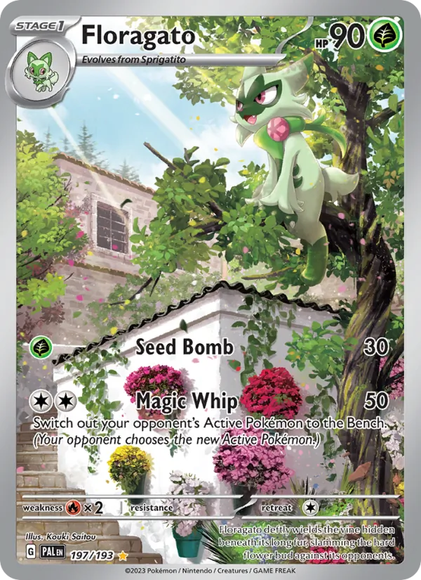 Floragato - Paldea Evolved Pokemon Card