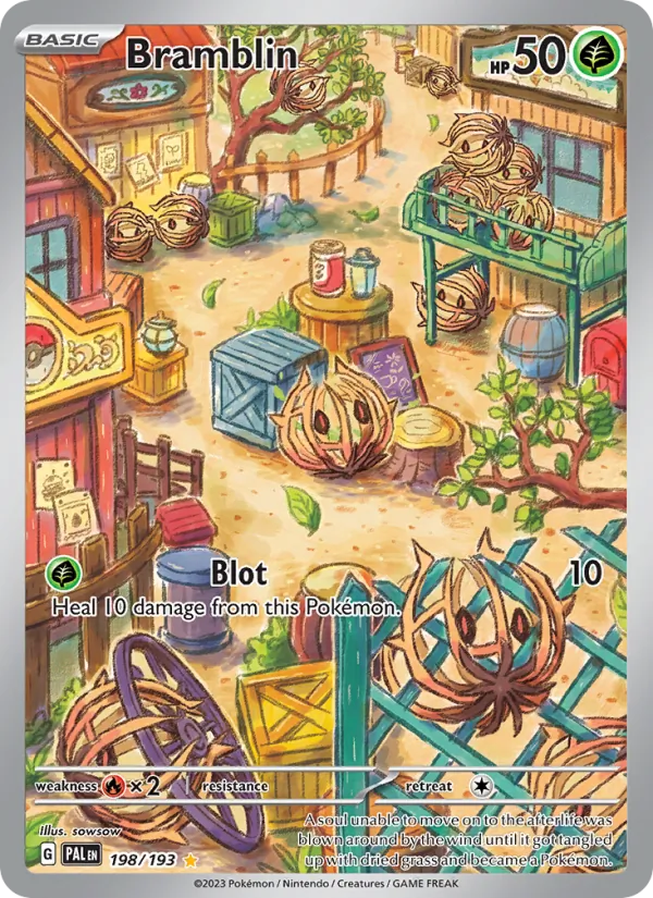 Bramblin - Paldea Evolved Pokemon Card
