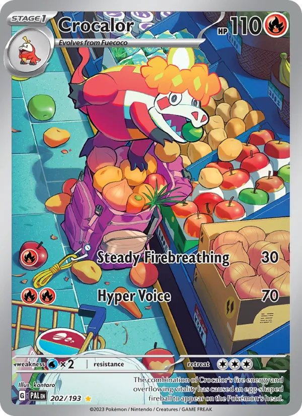Crocalor - Paldea Evolved Pokemon Card