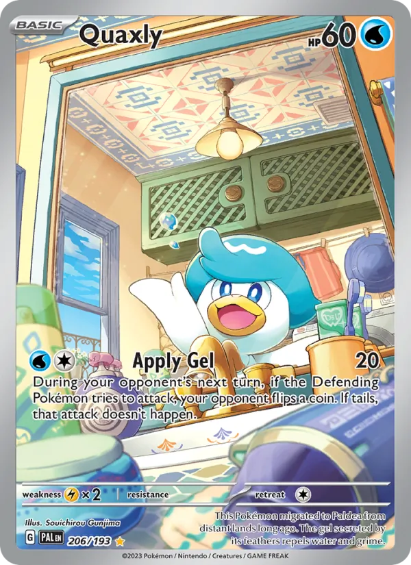 Quaxly - Paldea Evolved Pokemon Card