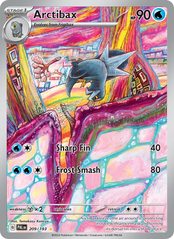 Arctibax - Paldea Evolved Pokemon Card