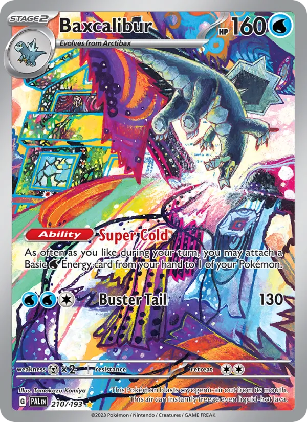 Baxcalibur - Paldea Evolved Pokemon Card