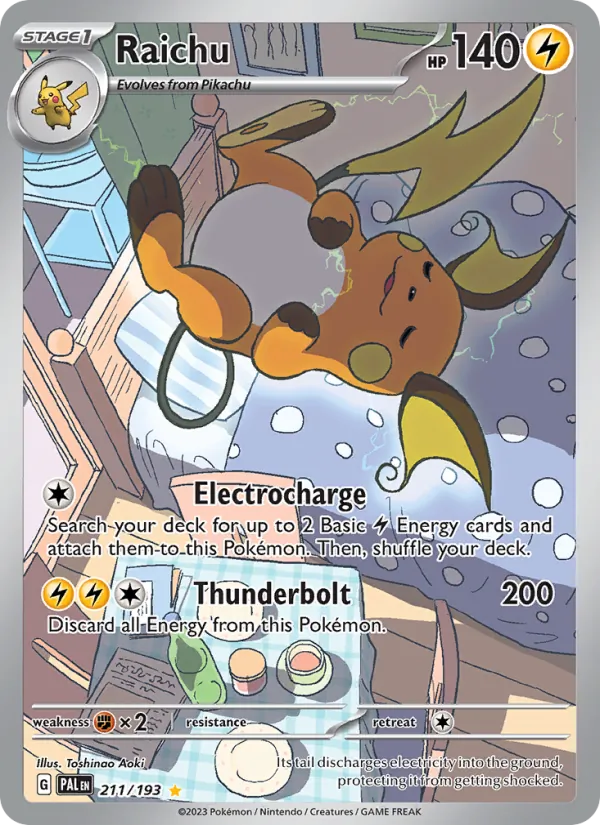Raichu - Paldea Evolved Pokemon Card