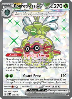 Forretress ex - Paldea Evolved