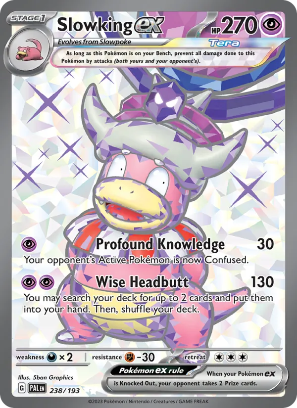 Slowking ex - Paldea Evolved Pokemon Card