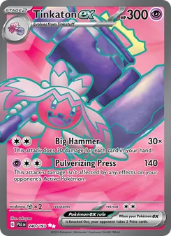 Tinkaton ex - Paldea Evolved