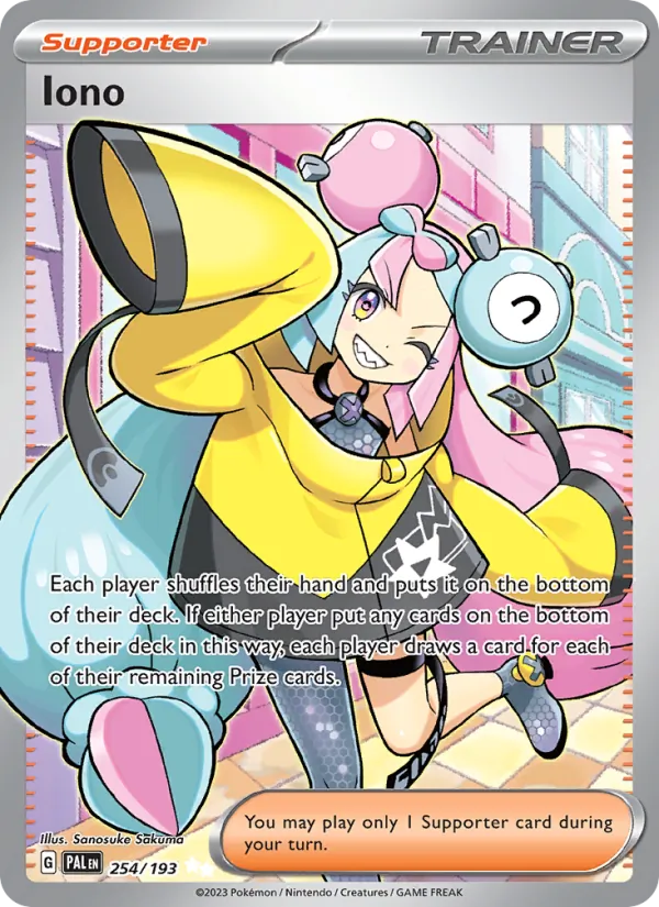 Iono - Paldea Evolved Pokemon Card